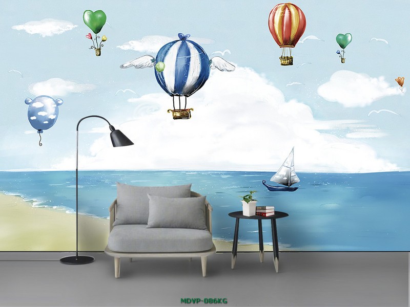 Tranh vẽ bãi biển MDVP-086KG